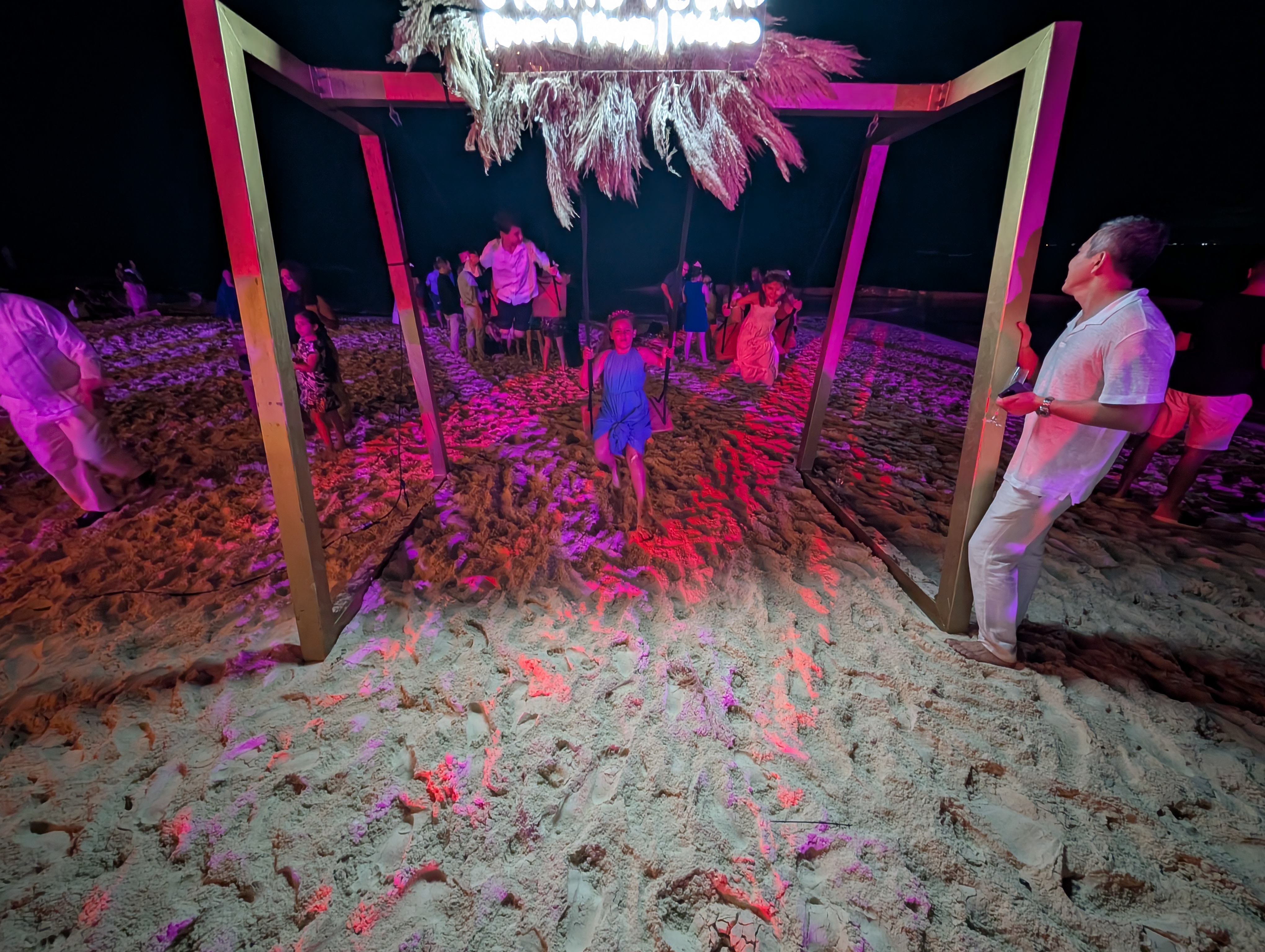 Midnight in Mexico - celebrating 2025 on the beach at Grand Velas