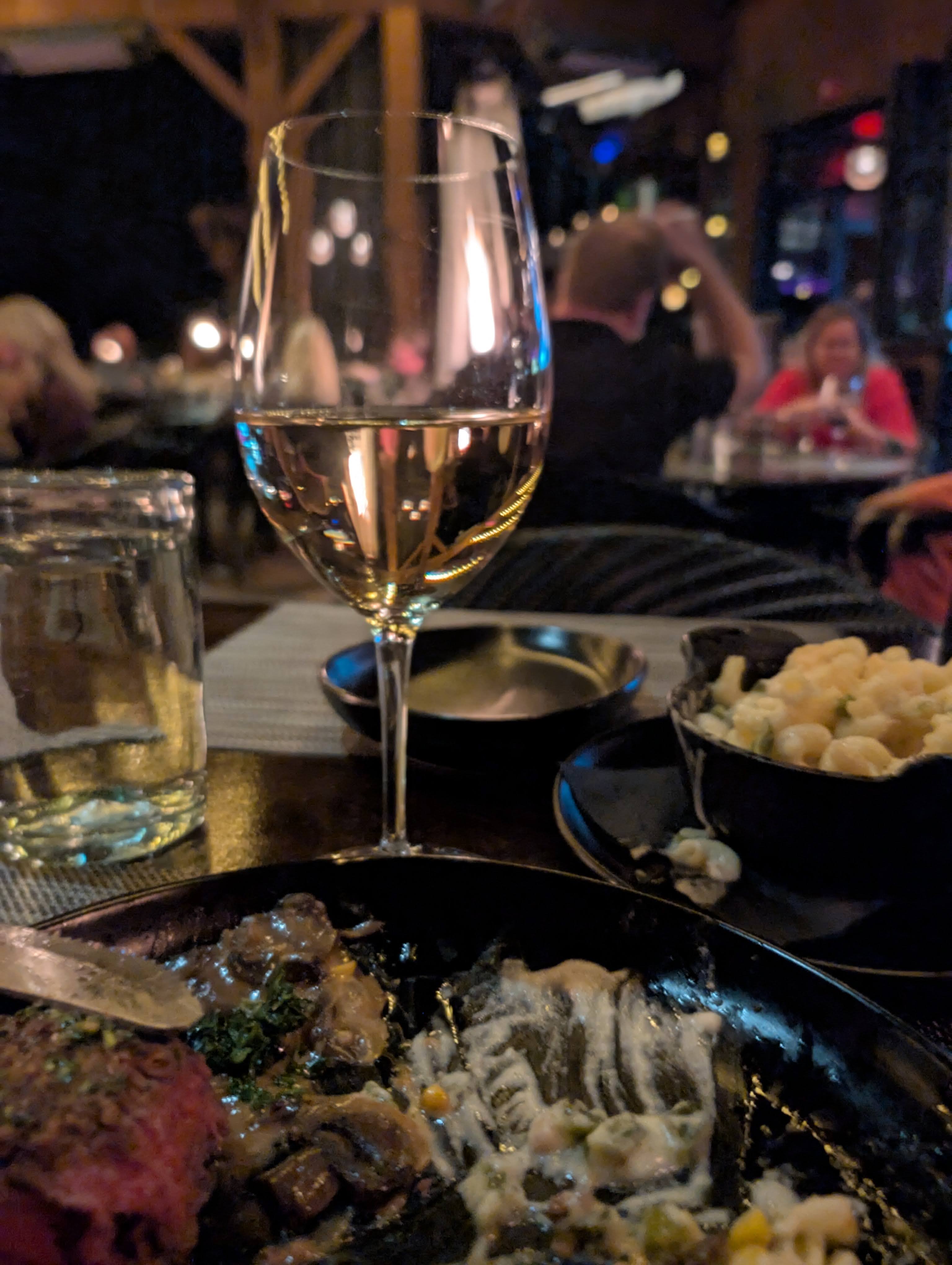 Romantic dinner at Mariposa with red rock views