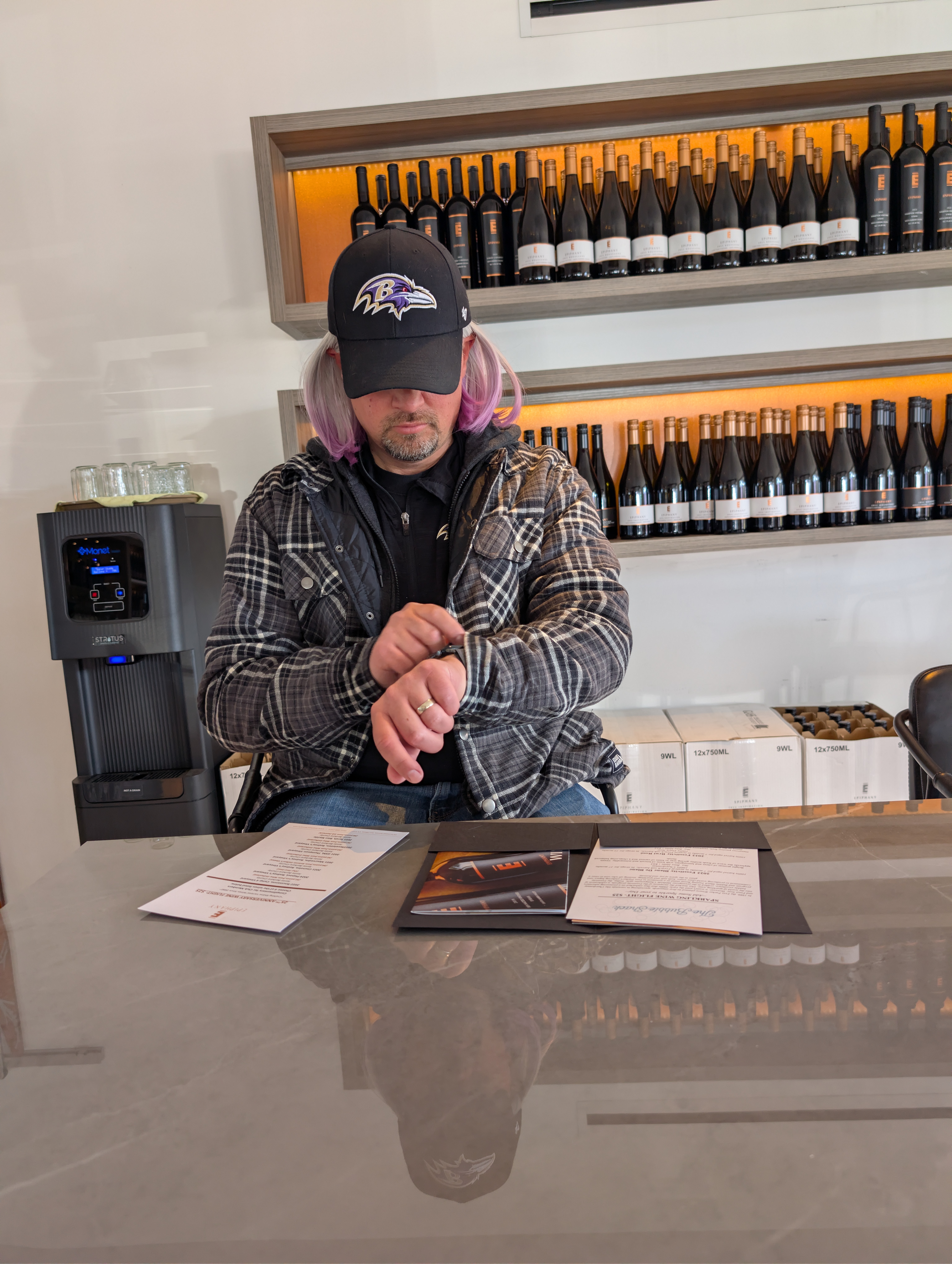 Afternoon tasting in Los Olivos