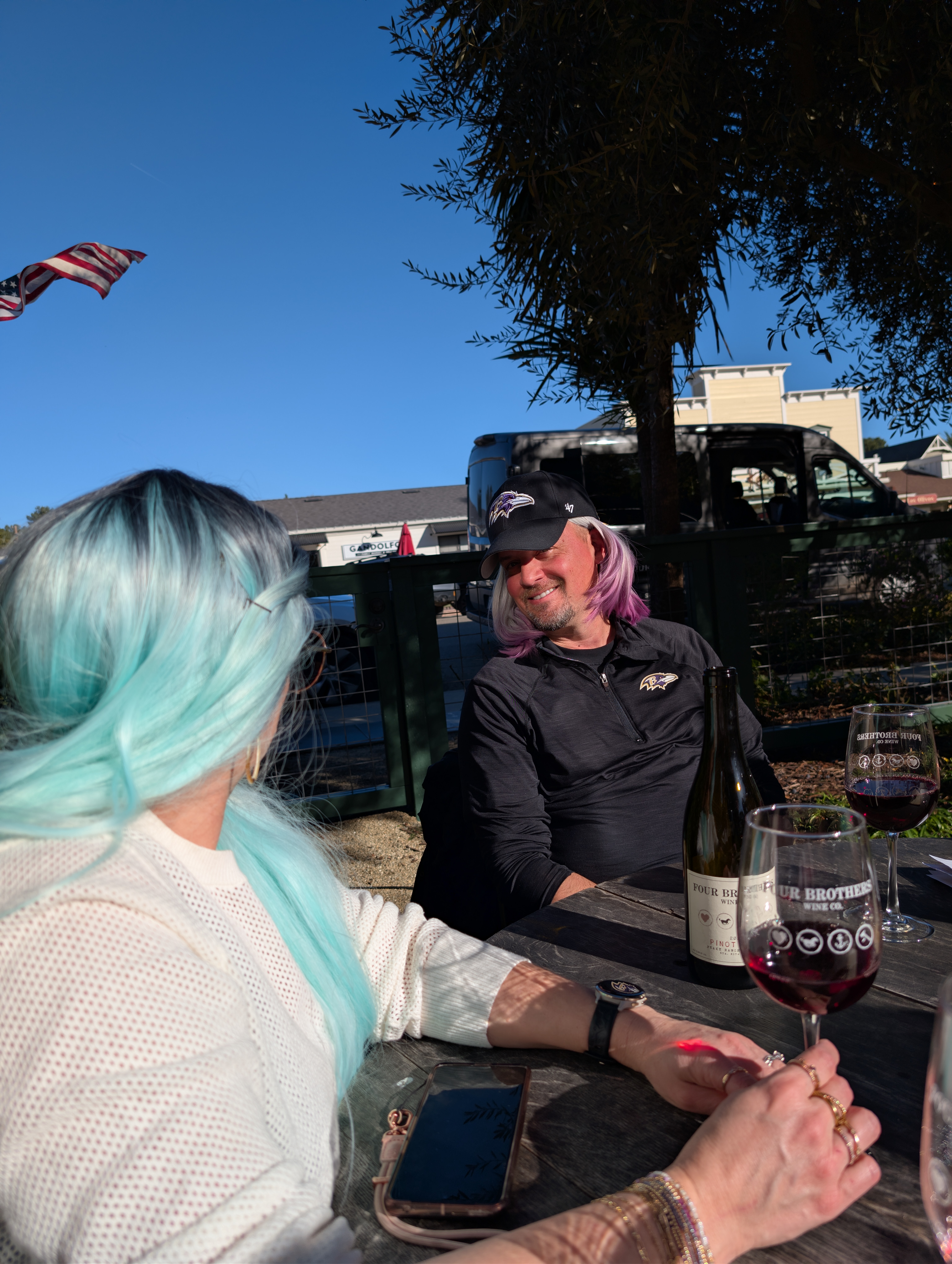 Wrapping up the day in Los Olivos